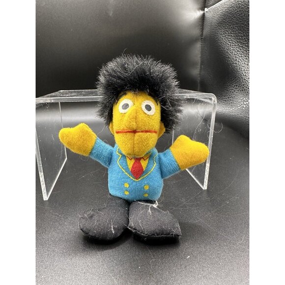 1999 Sesame Street Mini Beans Guy Smiley Plush Kelloggs Cereal Promo Stuffed Vtg - Picture 1 of 11